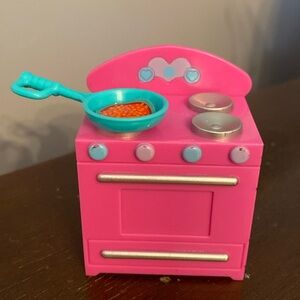 Blip Toys Pink/Silver Stove Dollhouse Furniture 2,5” in great condition #Blip